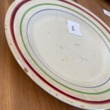 Assiettes plates gien modèle gilles