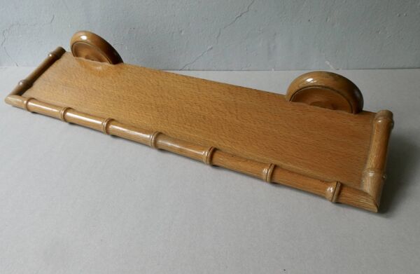 Etagère murale en bois, imitant le bambou