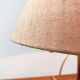 Mid-century Danish glass table lamp by Holmegaard