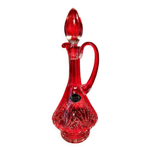 Carafe a liqueur en cristal etzel bitche