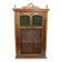 Art Deco display case in solid wood and glass, 1930s