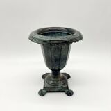 Pair of "Médicis" vases in verdigris – 1950s