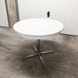 Round table convertible formica 70's central feet