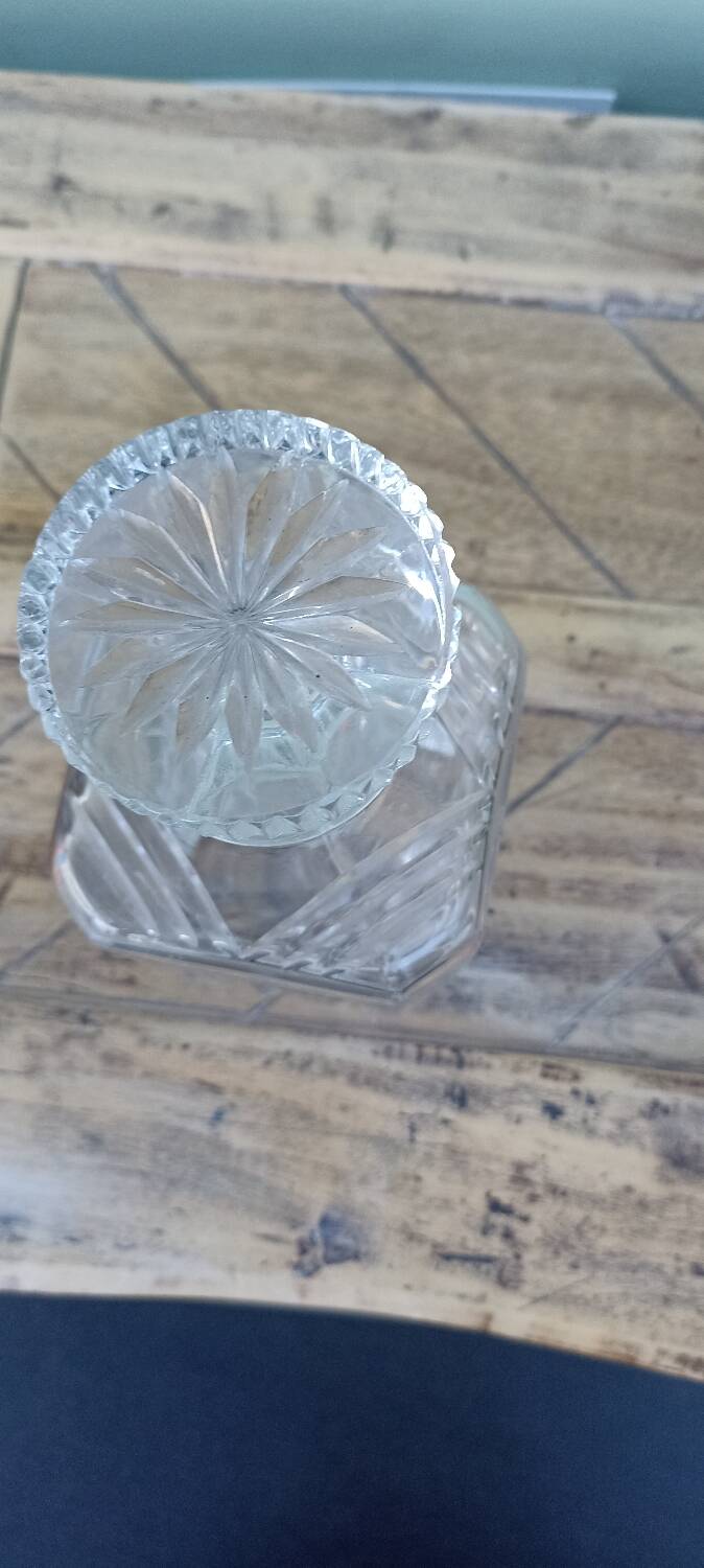 Crystal whisky carafe