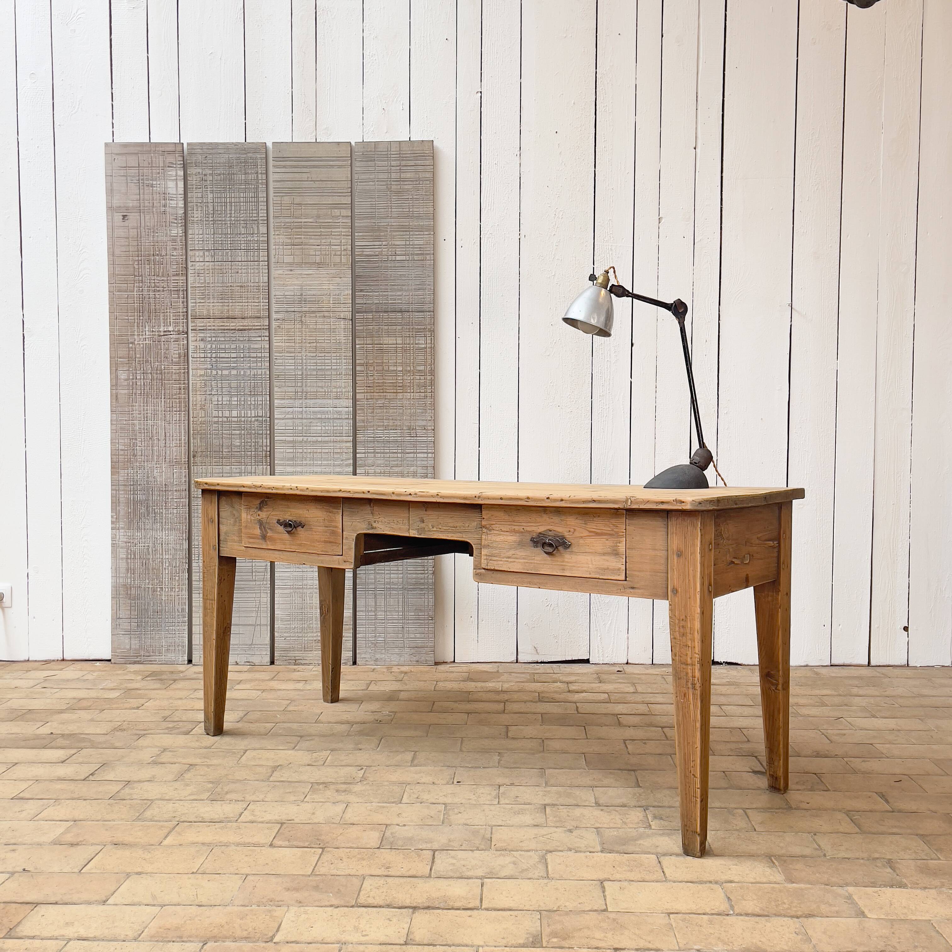 Wooden desk early XXth