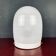Mid-century white glass ceiling lamp, Italy, 1970s.