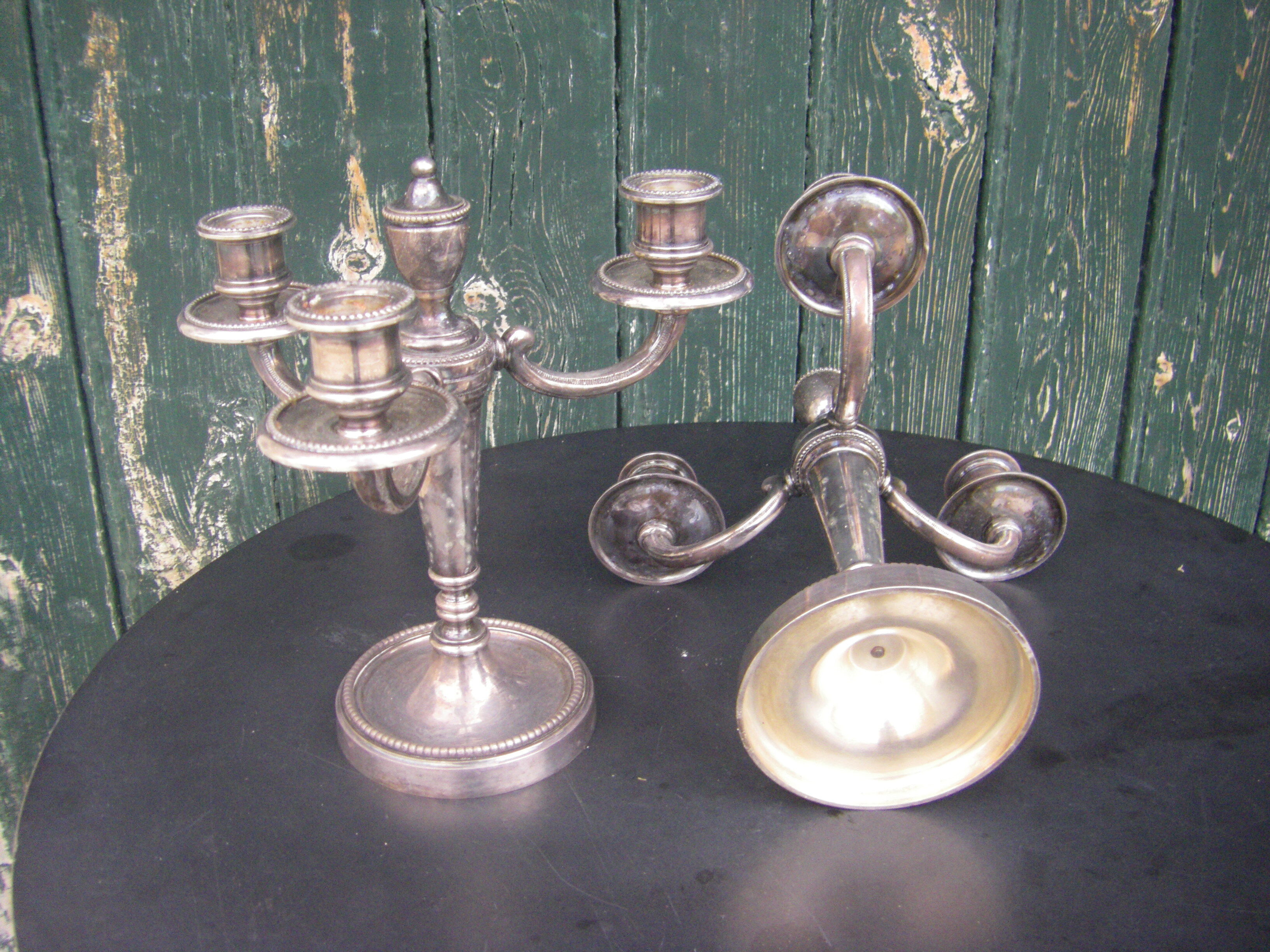 Pair of candlesticks by Christofle