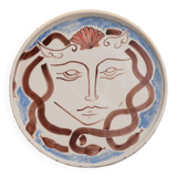 Méduse - plat en céramique