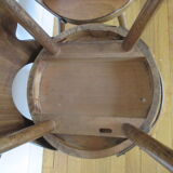 3 Trefle Bistrot Baumann chairs