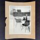 Original photo of furniture / dining chairs by Herman Miller, 1953