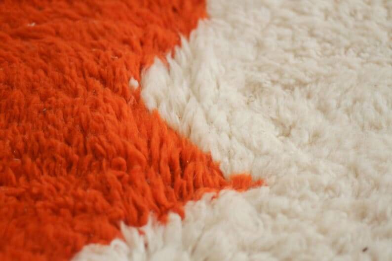 Traditional handmade Beni Ourain rug