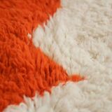 Traditional handmade Beni Ourain rug