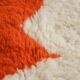 Traditional handmade Beni Ourain rug