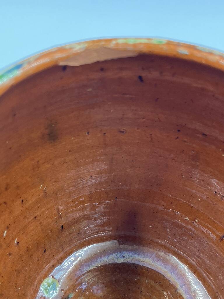 Set of 4 Flemish art nouveau stoneware