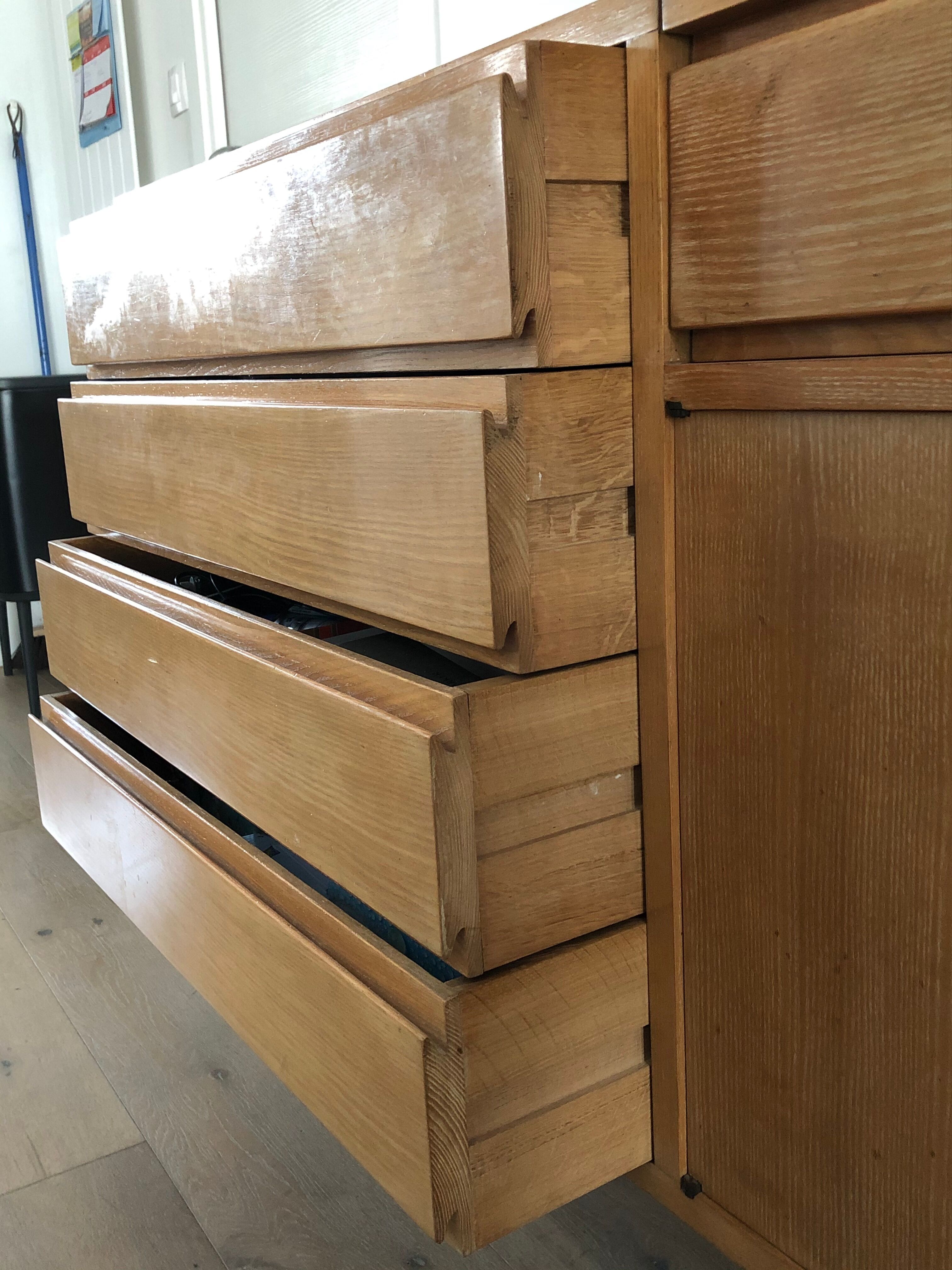 50s hairdressing dresser in ash