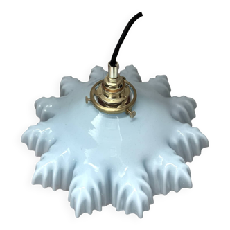 Suspension vintage en opaline