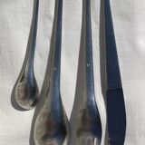 Stainless steel housewife Guy Degrenne 70s completes 49 pieces