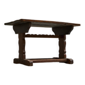Wabi Sabi style side table in solid oak