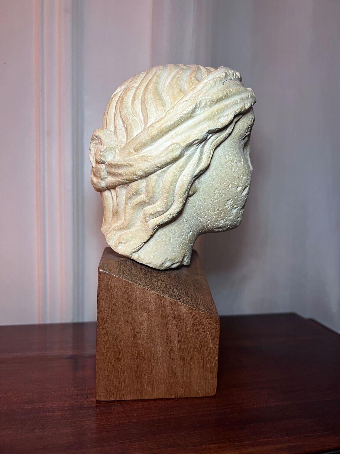 Buste - Tête de Vertu - Reproduction du musée de Sens - Moulage