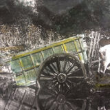 Photograph the Mare black and white print enhanced around 1900
