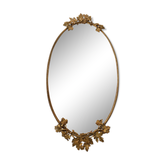 Classic vintage oval mirror - 53x26cm