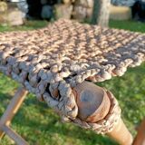 Retro bamboo stool