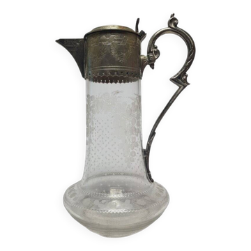 Carafe à vin Art Nouveau, Royaume-Uni, années 1900