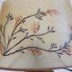 Lampe vintage en bois et resine 1960