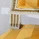 Pair of Cabriolet Armchairs, in rechampi wood, Louis XVI style – Late 19th century