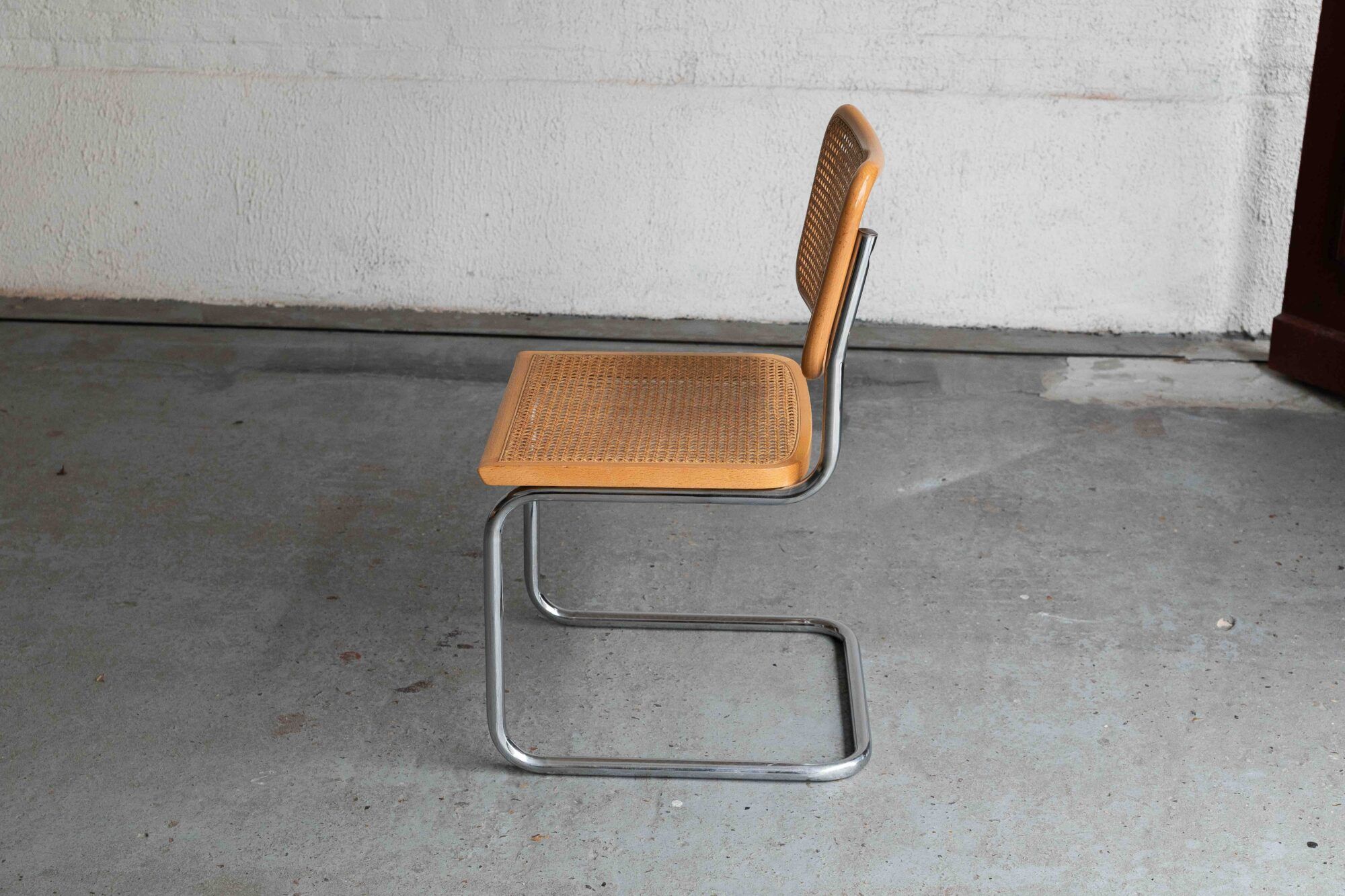 Set of 7 'Cesca' dining chairs by Marcel Breuer.