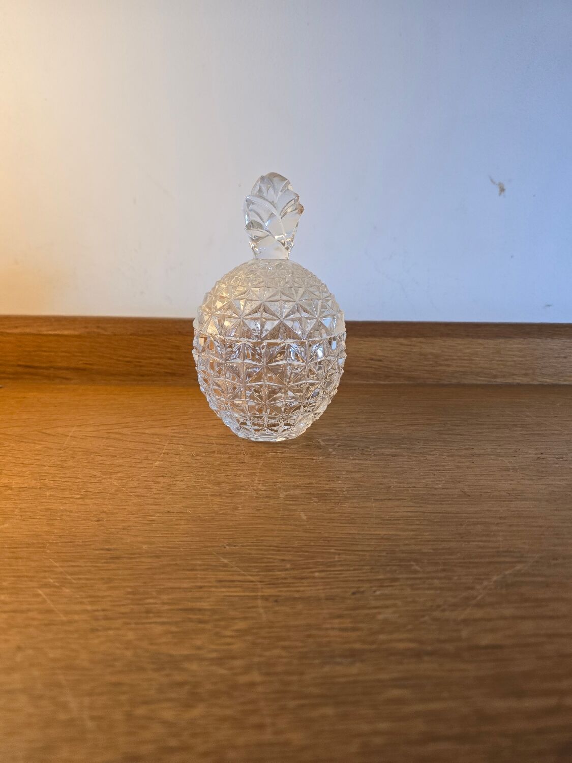 Crystal pineapple sweet bowl from the 1960s.