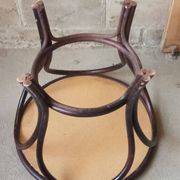 Rattan coffee table, 50s