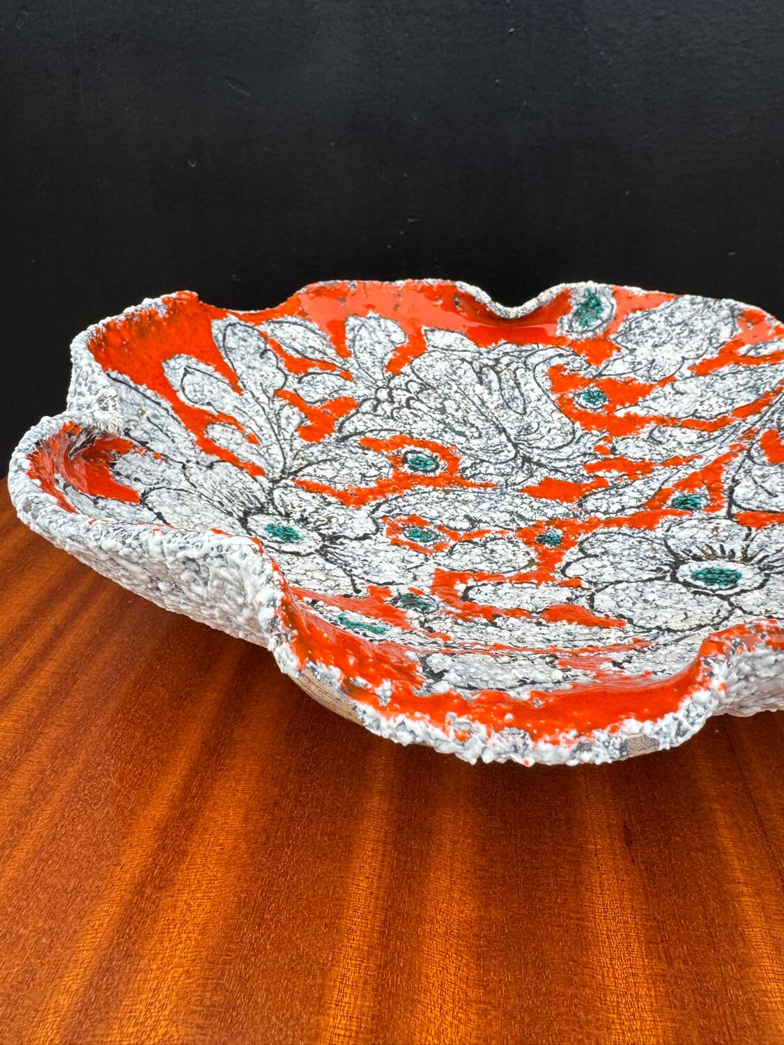 Ceramic pocket dish Vallauris 1960s