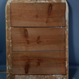 Mirror nineteenth century frame with doucine wood and stucco gilding gold leaf 75x56 cm SB