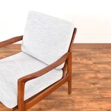 Mid-Century Lounge Chair by Illum Wikkelsø, 1960s.