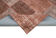 Tapis oriental surteint oriental tissé à la main 198 cm x 300 cm tapis patchwork marron