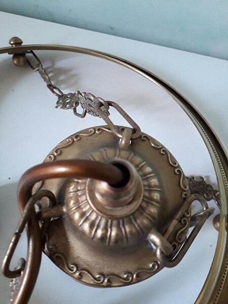 Old suspension glass bowl