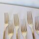 6 Christofle art deco style silver plated forks
