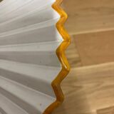 Pleated ceramic suspension