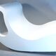 "Surmoi" Contemporary designer furniture in welded aluminium, signed.