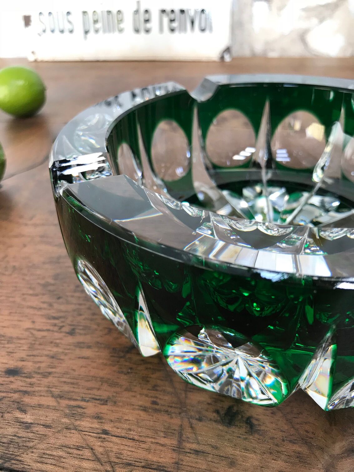 St. Louis Crystal Ashtray