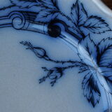 Compotier anglais ancien terre de fer "Rose & Ivy" B.W.M & Cie