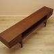 Teak lowboard, Danish design, 1970s, made in Denmark