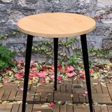 Vintage tripod pedestal table