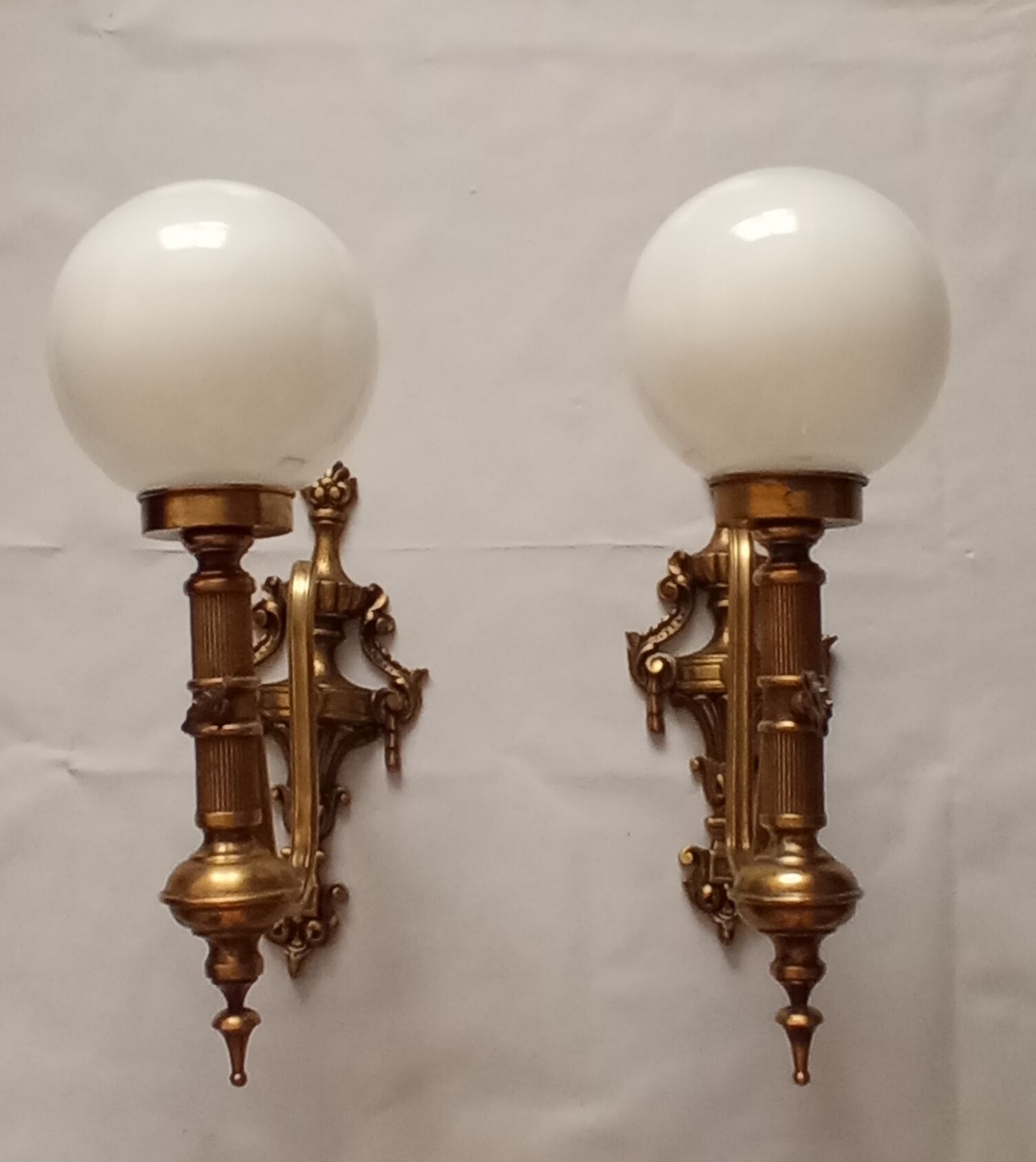 Pair of vintage wall lamps