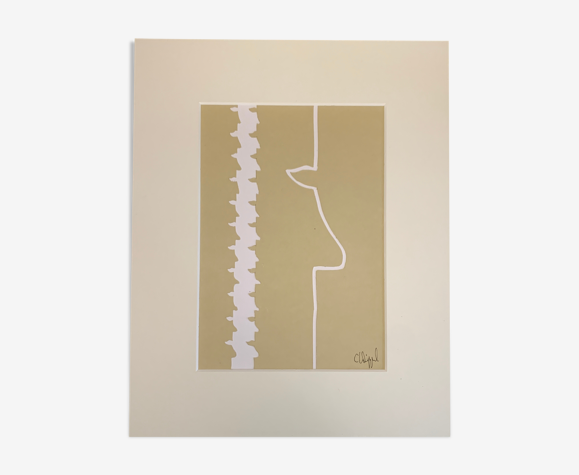 Collage 'Plain Vanilla I' de la série 'Silhouettes'