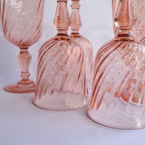 6 Luminarc Rosaline red wine glasses