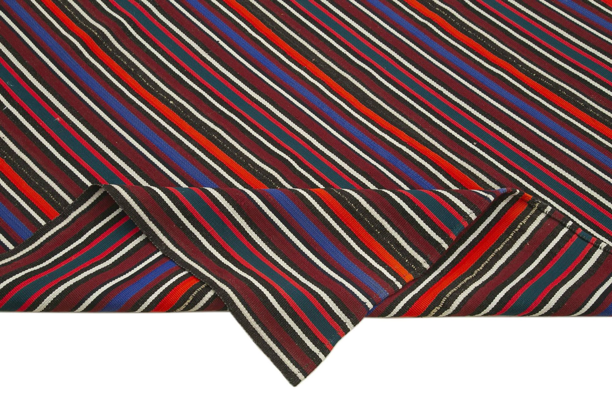 Turkish Handmade Vintage Anatolian Kilim 172 cm x 237 cm