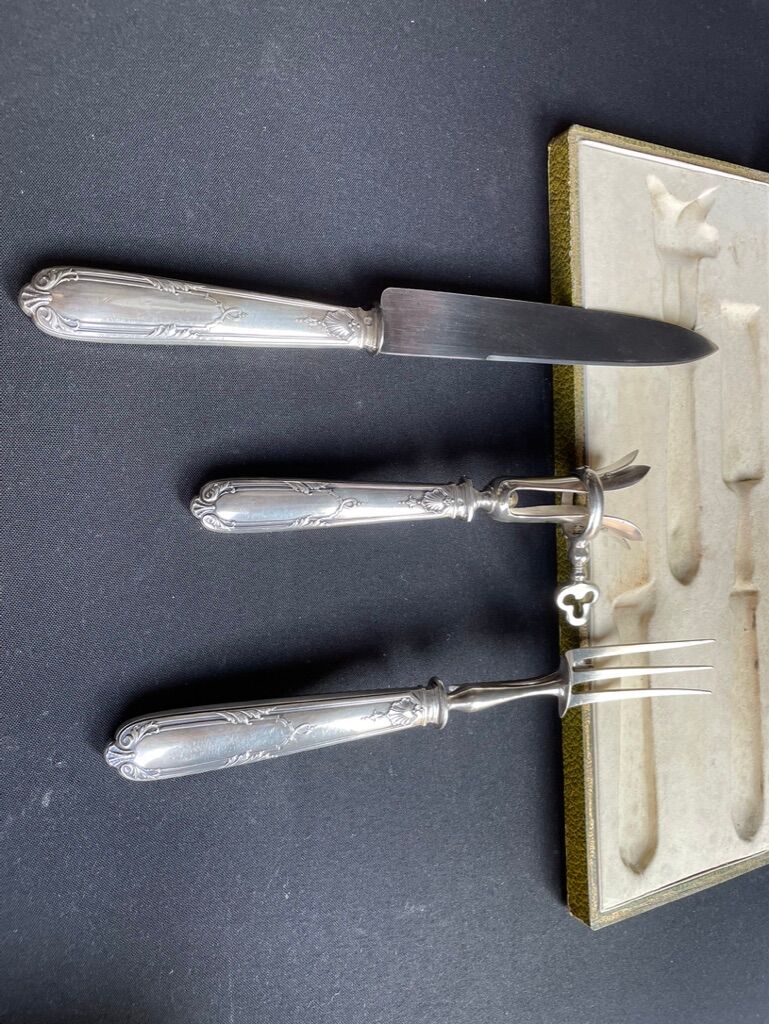 Silver cutting service Minerva Louis XV style