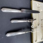Service à découper Argent Minerve style Louis XV